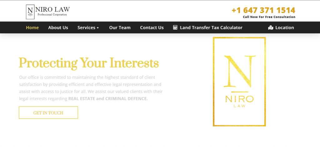 niro Real Estate Lawyers in Etobicoke