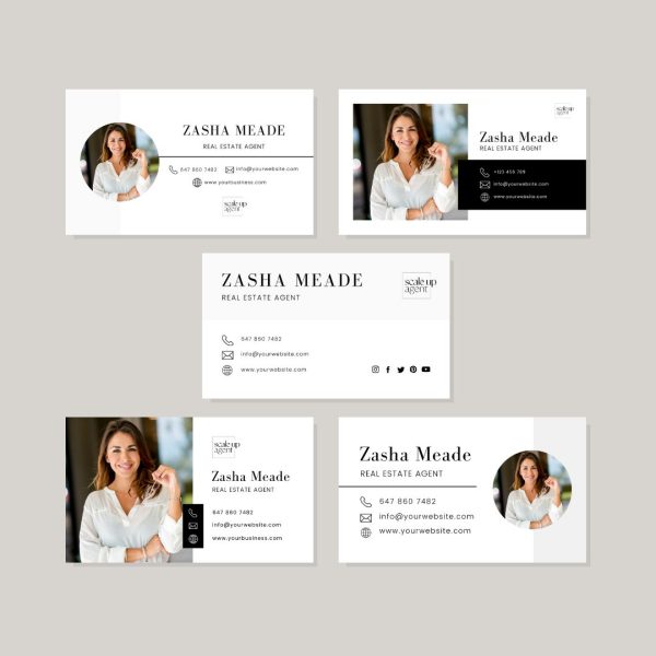 Real Estate Business Card - Landscape Template - Image 3