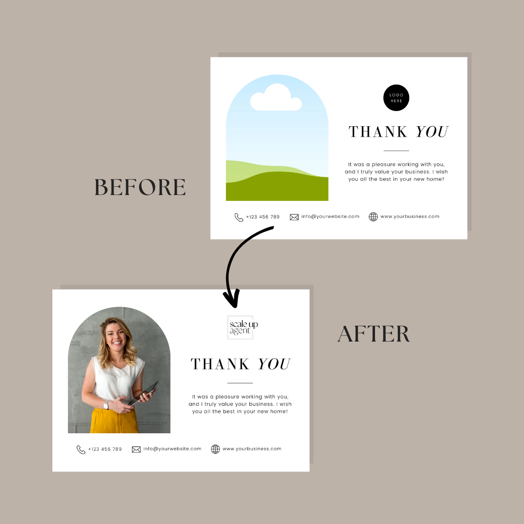 Thank You Postcards Template - Image 4